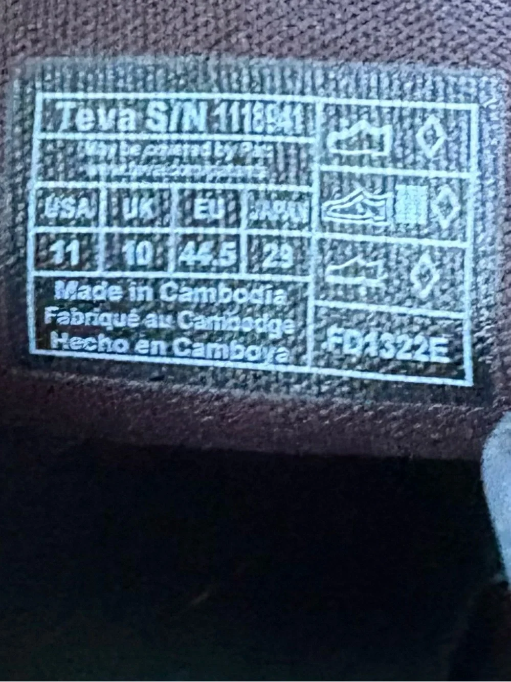 Teva Men’s Flintwood. Size 11. New without box.